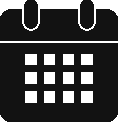 Calendar Icon Black